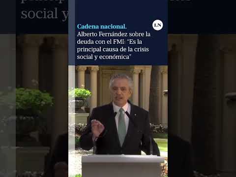 Alberto Fernández: “La deuda es la principal causa de la crisis social y económica”