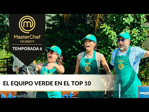 El equipo verde se lleva todos los puntos y entra al top 10 | MasterChef Celebrity