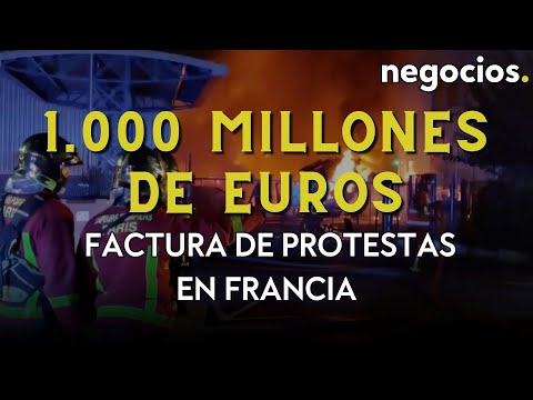 La factura de las protestas en Francia: 1.000 millones de euros