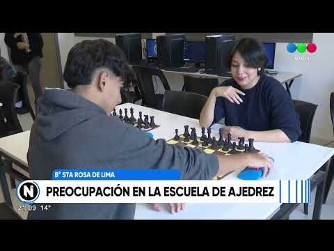 Preocupación en la escuela de ajedrez de Santa Rosa de Lima