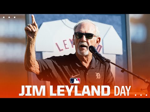 Jim Leyland Day! (Hall of Fame manager has number retired by the Tigers)