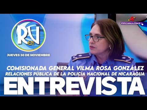 Comisionada General Vilma Rosa González en la Revista En Vivo – 30 de noviembre del 2023