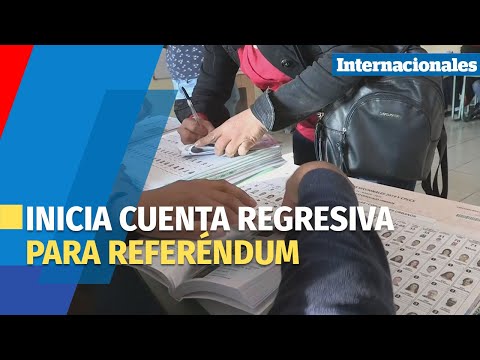 Inicia cuenta regresiva para referéndum sobre seguridad, empleo y justicia en Ecuador
