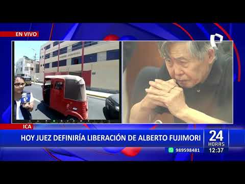 Alberto Fujimori: PNP y manifestantes se concentran en las afueras de Corte Superior