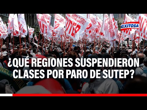 Paro nacional de Sutep inicia hoy 23 de noviembre: Ica y Arequipa han suspendido clases al 100%
