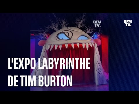 Le Labyrinthe de Tim Burton ouvre ses portes à Paris