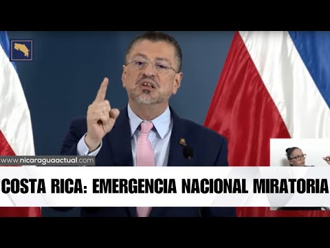 Costa Rica declarará emergencia nacional por migración en el país, prepara deportaciones