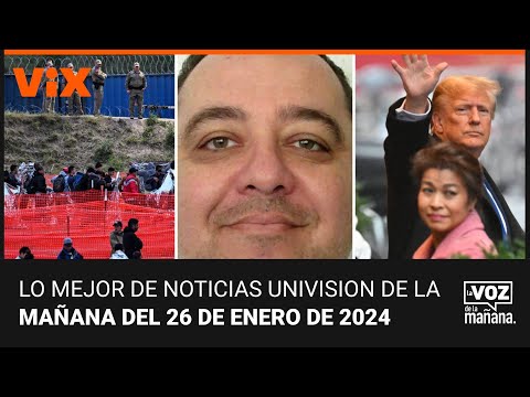 Lo mejor de Noticias Univision de la mañana| viernes 26 de enero de 2024