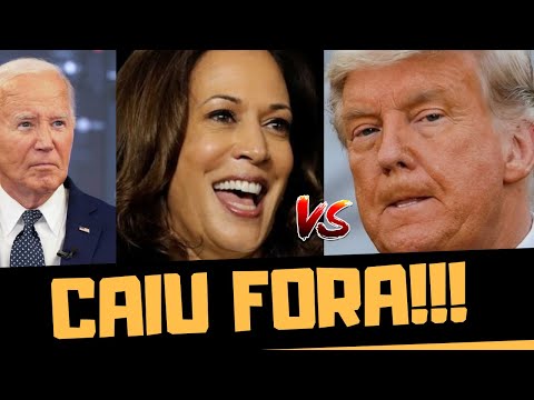 JOE BIDEN PULOU FORA! VEM KAMALA HARRIS AÍ?