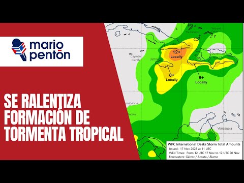Buenas noticias: se ralentiza formacio?n de tormenta tropical que amenaza #Cuba