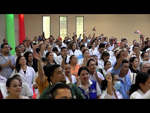 Trabajadores de la salud celebran su día con un festival