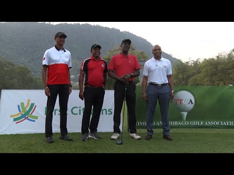 Prime Minister Rowley Plays At Open Golf Championship