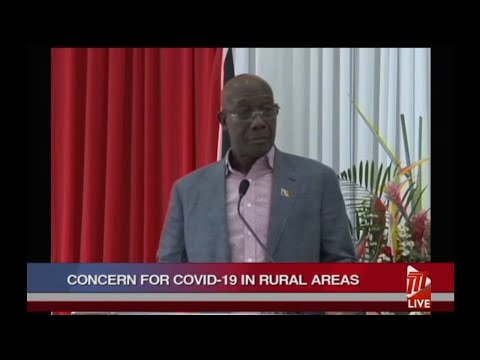 PM Rowley Expresses Concern Over COVID-19 Cases In Rural Areas