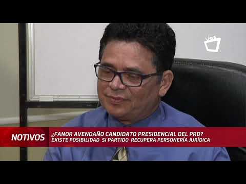 PRD en conversaciones con Fanor Avendaño para que sea su candidato presidencial