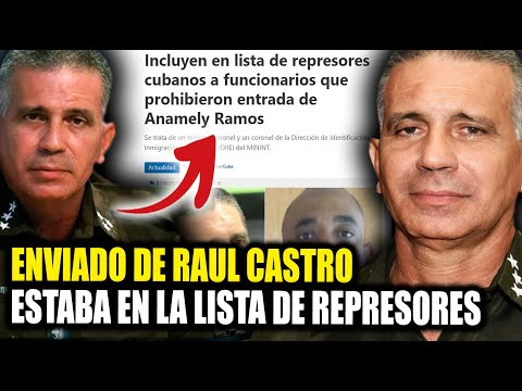 Ultima Hora  CORONEL que llegó a EEUU estaba en la LISTA de REPRESORES de Cuba ?