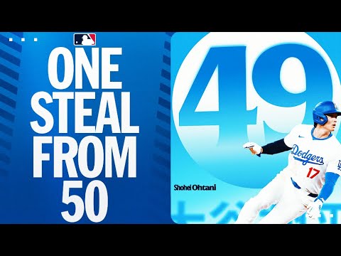 49 STEALS! Shohei Ohtani swipes ANOTHER bag! | 大谷翔平ハイライト