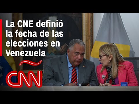 Las elecciones presidenciales de Venezuela serán el 28 de julio, anuncia el CNE