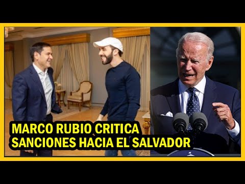 Marco Rubio rechaza sanciones para El Salvador y apoyo resultados en seguridad