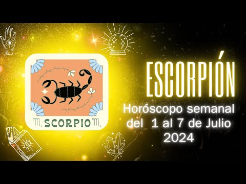 Escorpión Horóscopo semanal