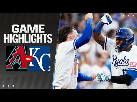 D-backs vs. Royals Game Highlights (7/22/24) | MLB Highlights