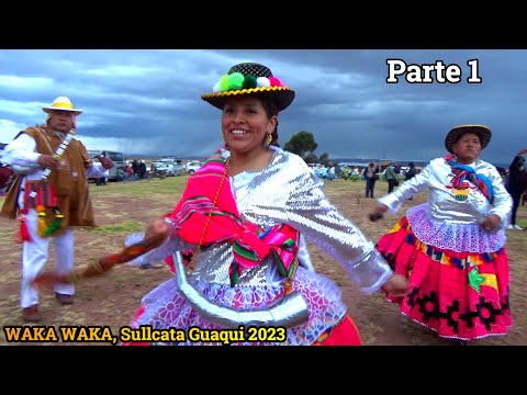 Maravillosa entrada FOLKLÓRICA de WAKA WAKA de Sullcata GUAQUI 2023, provincia Ingavi La Paz