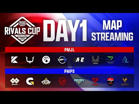 【日韓戦】PUBG MOBILE RIVALS CUP 2024 SEASON2 DAY1 MAP配信