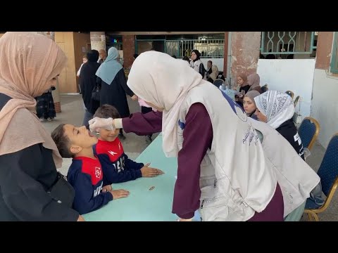 Gaza begins second round of polio vaccine push