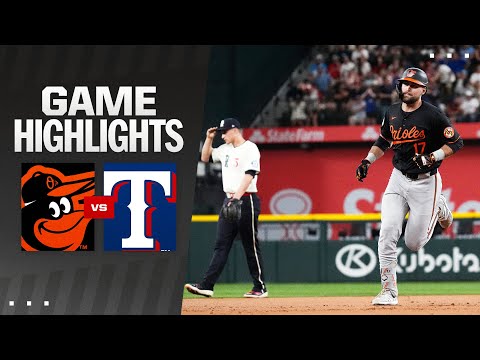 Orioles vs. Rangers Game Highlights (7/19/24) | MLB Highlights