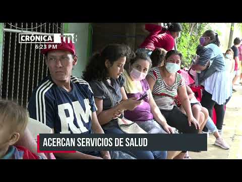Clínicas móviles llevan la salud a familias en barrio Laureles Sur, Managua - Nicaragua