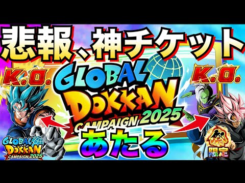 悲報『神チケット』44%の確率で目玉LR無料GETがヤバすぎる..【ドッカンバトル】【地球育ちのげるし】