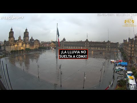 ? #CDMX | #Lluvia #EnVivo desde la capital del país.