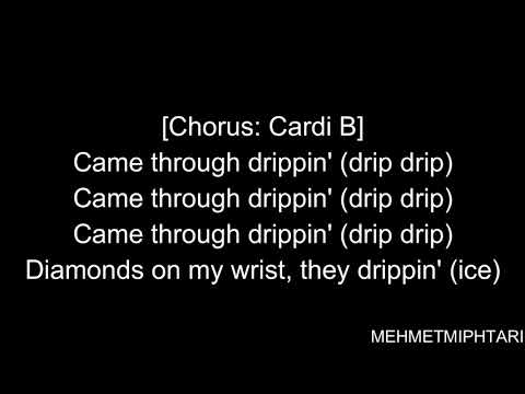 Cardi B - Drip ft. MIGOS (LYRICS)