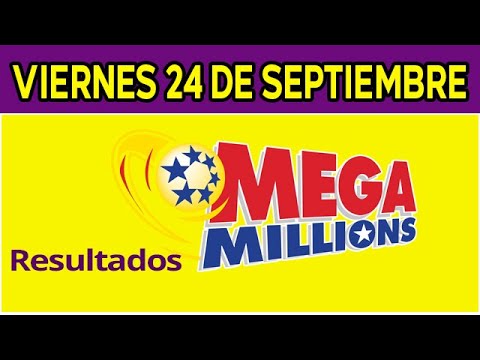 Resultado del sorteo de Megamillones del Viernes 24 de Septiembre de del 2021