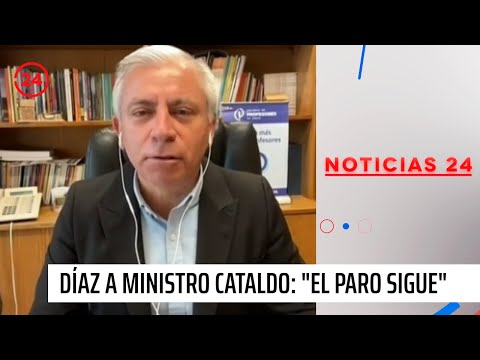 Presidente del Colegio de Profesores a ministro Cataldo: “Está equivocado, el paro sigue” | 24 Horas