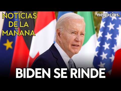 NOTICIAS DE LA MAÑANA: Biden se retira y apoya a Kamala Harris, Zelensky insiste a Occidente y China