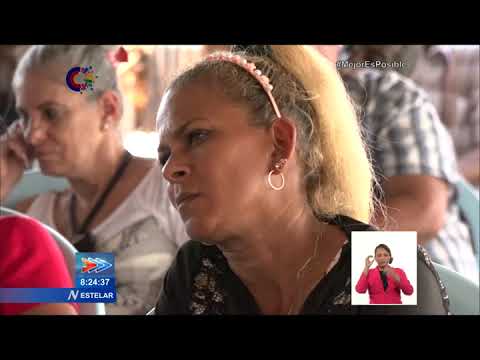 Vicepresidente de Cuba dialoga con electores de Güines