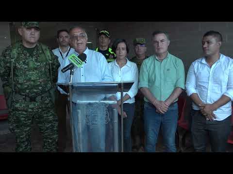 Declaraciones finales luego de Consejos de Seguridad en El Bagre y Tarazá, Antioquia