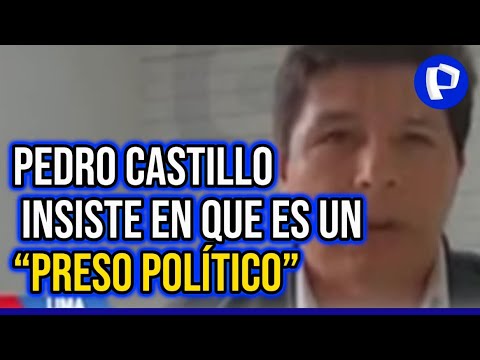 Pedro Castillo sigue con victimización: Estoy secuestrado desde el 7 de diciembre