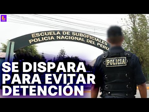 Lima: Policía se dispara antes de ser llevado a la comisaría por presunta falta
