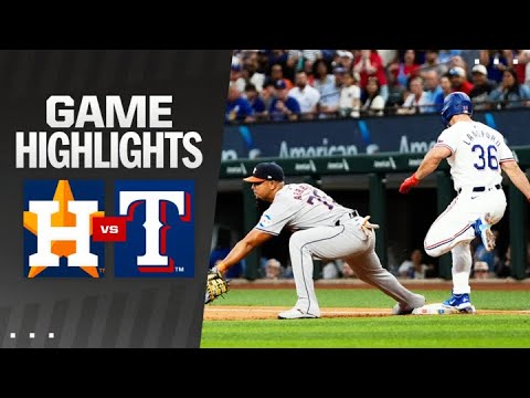 Astros vs. Rangers Game Highlights (4/5/24) | MLB Highlights