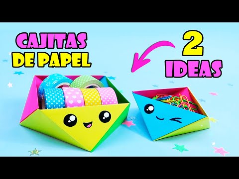 Cajitas de Papel - 2 Ideas! Manualidades con papel