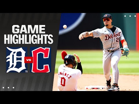 Tigers vs, Guardians Game Highlights (7/25/24) | MLB Highlights