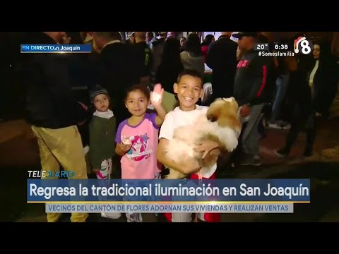 Regresa tradicional iluminación en San Joaquín