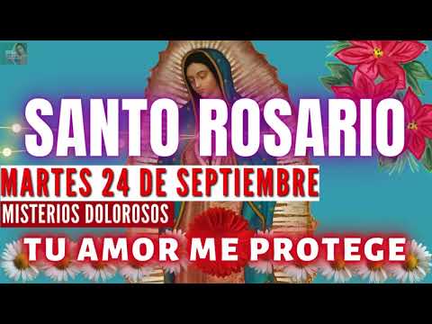 EL SANTO ROSARIO CORTO DE HOY MARTES 24 DE SEPTIEMBREA TUS PIES