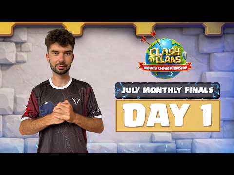 【世界大会最終予選】日本勢が世界へ挑む！Monthly Finals Day1 July 2026【クラクラ】#ClashWorlds