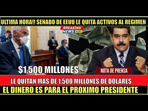 ULTIMA HORA!! Senado le quita a Maduro 1,500 millones para la nueva democracia