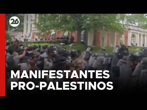 EEUU | Detuvieron a manifestantes pro-palestina en la Universidad de Virginia