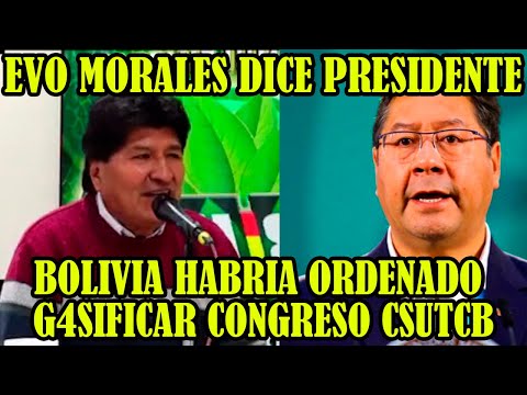 EVO MORALES PRESIDENTE ARCE TRAICIONA AL PUEBLO QUE LO LLEVO AL PODER EN BOLIVIA...