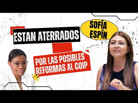 Sofía Espín: Están aterrados por las posibles reformas al COIP