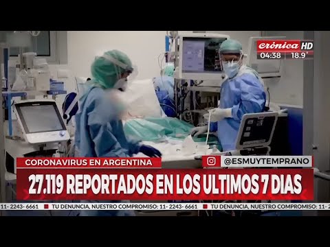 Coronavirus en Argentina: los contagios se duplicaron en una semana